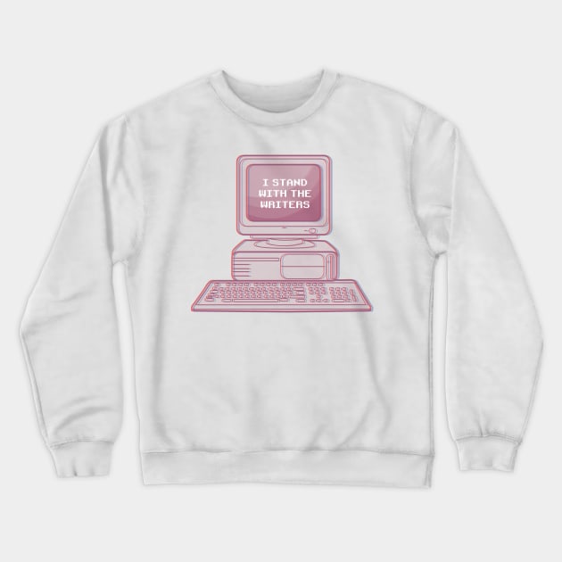 I STAND WITH THE WRITERS Crewneck Sweatshirt by remerasnerds